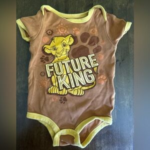 Disney World Exclusive Lion King One‎ piece Simba Future King Size 12 Months